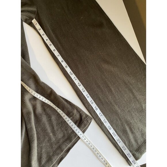 Vince Knit Sweater Pants set Sz Small Green Wide Leg Cropped Outfit - Picture 7 of 14